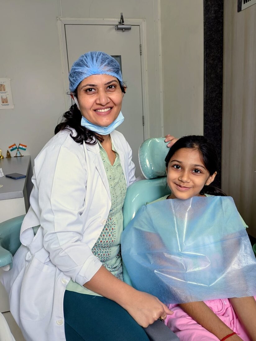 Child patient at Smile Makers